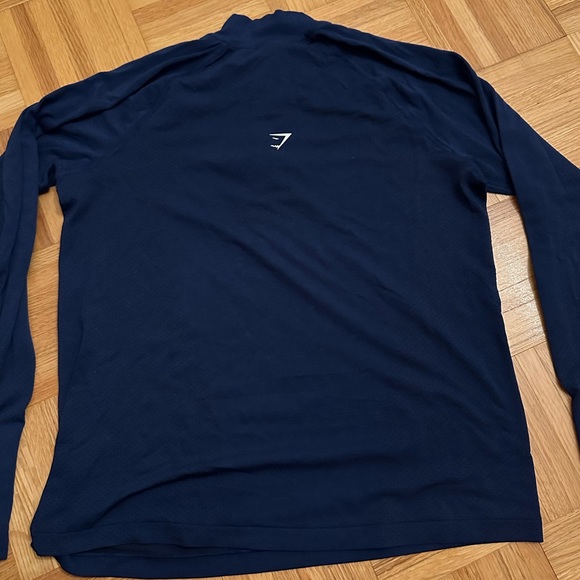 Royal Blue half-zip windbreaker Size S - Picture 2 of 2